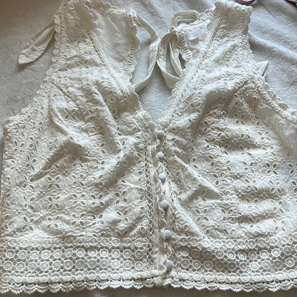 Abercrombie&fitch open back top